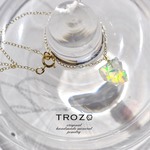 Sunrise Collection オパール 鉱物原石14kgfネックレス 【一点もの】 ハンドメイド天然石アクセサリー