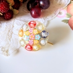 キャンディみたいなお花のポニーフック