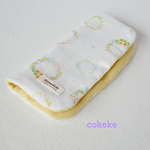 ୨୧  Flower Ring ୨୧ ふわっふわの8重ガーゼ ハンカチ  ※タグに変更がございます。