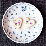 ハート×お花　Icing cookie brooch 