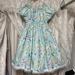 ⑦④大きいサイズ＊LL〜5Lほど＊キャンディ柄ワンピース