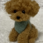 羊毛フェルト　トイプードル