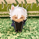 ぬい服　ペイント柄　フード付きジャケット