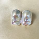 14kgf  Sグレード 大粒バロックパール　ピアス、イヤリング