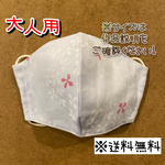 【送料無料】☆ハンドメイドマスク大人用☆