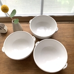 のぶれすNさまご予約品　白いスープ碗