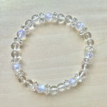 月の力〜ブルームーンストーン　デザインブレスレット