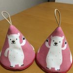 シロクマ君の三角鍋つかみ！