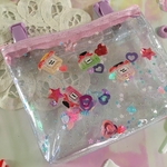 クリア☆オーロララメ☆ゆめかわシャカシャカ移動ポケット　パフューム