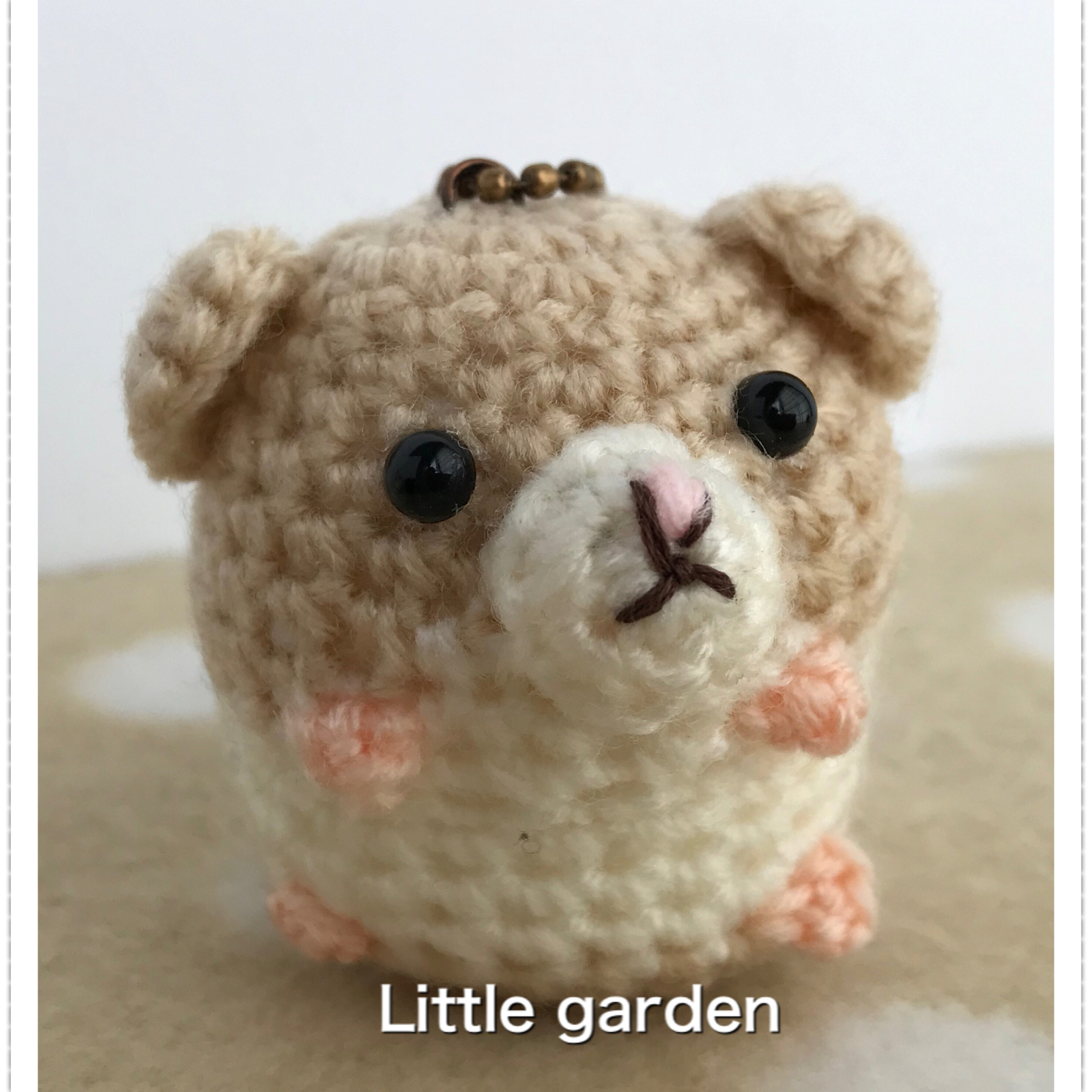 Little garden あみぐるみ ハムスター ストラップ H-04-3