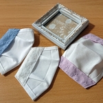 涼やかな刺繍レースマスクカバーセット 送料無料