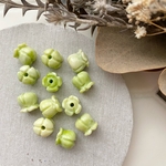 8pcs Handmade* 資材 B21-77 dyed coral beads