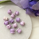 8pcs Handmade* 資材 B21-78 dyed coral beads