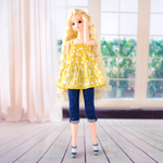 ジェニーちゃん服＊ロールアップデニム＊momoko