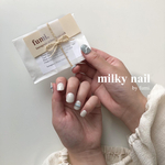 milky nail
