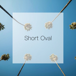 計測用ネイルチップ　Short Oval