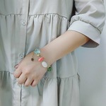 天然石×チェコビーズのカラフルブレスレット