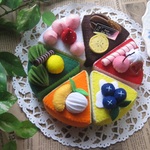 フルーツケーキセット プチ⑤のそっくりさん フェルトの手仕事