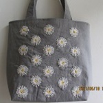マーガレット刺繡バッグ