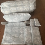 renjul様☆専用　アンジェレッテキャリアオール　抱っこ紐　よだれカバー　首回りカバー　胸元カバー　収納カバー　プケッティ　ボタニカル　お花柄　