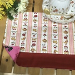 【再2】ちっちゃい23×27.5 ❤️可愛いクレヨンタッチ両面ランチョンマット