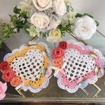 b2mama様専用 レース編み 蝶とお花のドイリー コースターセット🌷ஐ೨🌸🐝🌸ஐ೨🌷