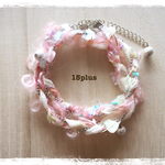 冬の吐息・AVRIL×cotton pearl  二連ブレスレット♪