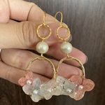 紫陽花ピアス［送料無料］
