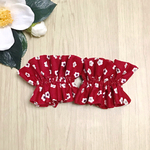 中型犬用　シュシュ　和ノ華　紅