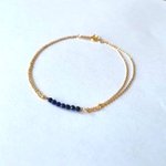 〈サージカルステンレス〉ラピスラズリ ブレスレット