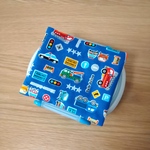 【再販】夏のお弁当に‼　保冷剤ケース・はたらく車（青）　