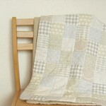 ＜アウトレット＞わた入りガーゼケット [M] 84×98cm（グレー系）お昼寝サイズ