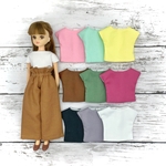 リカちゃん服 無地トップス サブリナネック（デコルテ） リカちゃん ブライス 22〜27㎝サイズ  シャツ