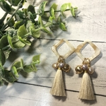 ﾁﾀﾝﾎﾟｽﾄ🌼べっ甲tassel淡水ﾊﾟｰﾙﾋﾟｱｽ 🤍再販なし