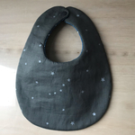 ミッドグレーの星柄スタイ