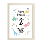 恐竜　誕生日　ポスター　バースデーポスター