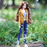 msdr-21-129　上着、キャミソール、パンツ3点セット（momokoなど1/6人形用）