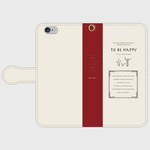 【iPhone5/5s/6/6s】スマホケース「notebook」red