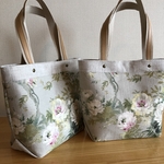 リネンのトートバック　Мサイズ　Ⅻ  sayasachi様専用