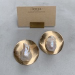 996.大ぶり淡水パールのヴィンテージ風イヤリング♡ lensa
