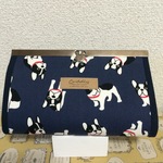 フレンチブルドッグ  お財布  （ネイビー）