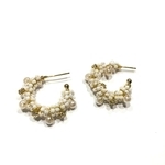 「#6266」ビーズ パール 金具 ピアス ✴︎2個セット