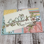 【バースデーカード】Little bird chirping