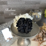 フルール バンスクリップ  ブラックグログラン　ボリューム抑えめ