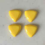 Yellow Triangle Cabochons 