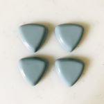 Ice Blue Triangle Cabochons 