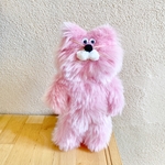 濃いピンクふわ猫さん