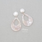 淡水パールの可愛い雫型ピアス♡《夏・浴衣にもオススメ☆》