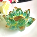 グリーン✧︎lotus✨ 蓮の花オルゴナイト
