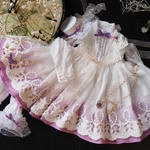 花のワンピース～スミレ～ ドール服 SDM 、MSD 対応